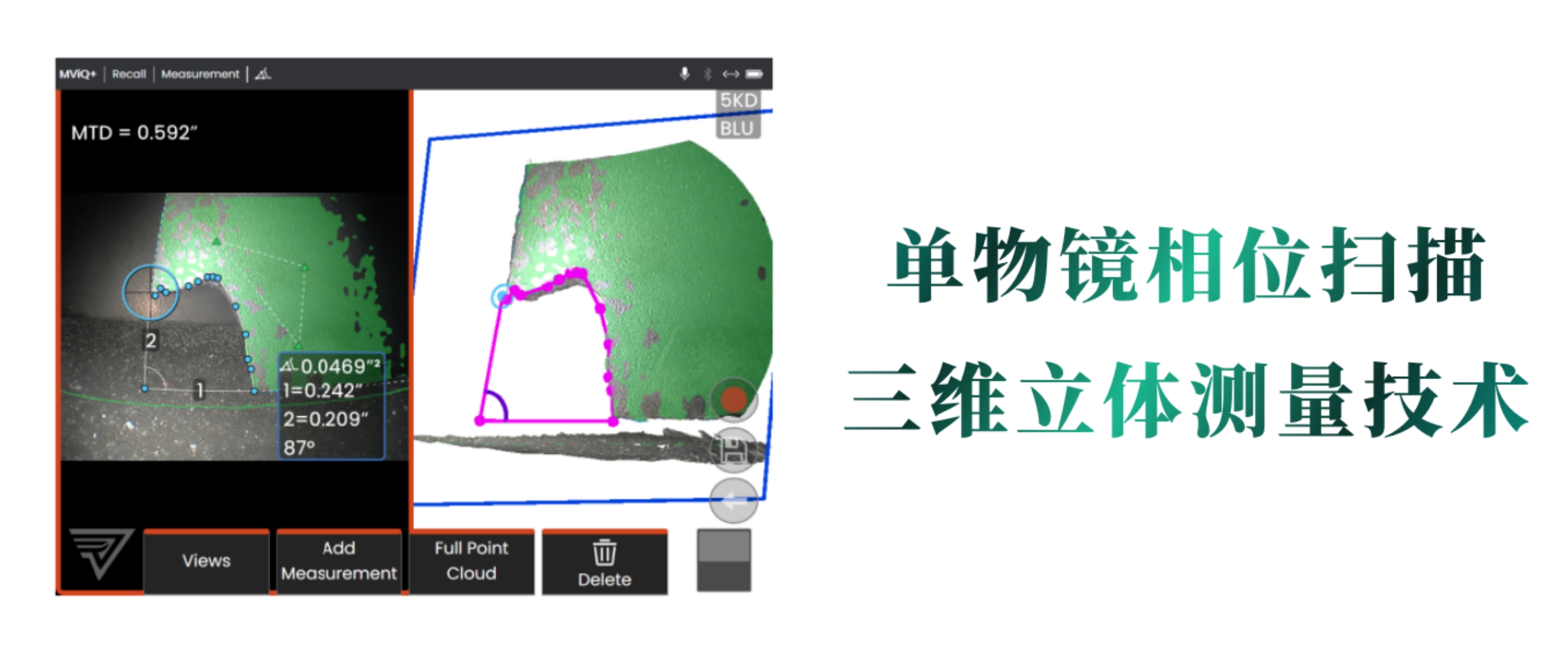 單物鏡相位掃描三維立體測量技術(3DPM) 單物鏡相位掃描三維立體測量技術(3DPM)